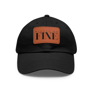 Nixxas Be Fine Hat Black Font