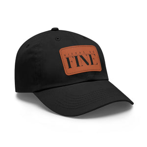 Nixxas Be Fine Hat Black Font