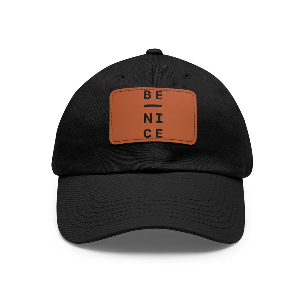 Be Nice Hat (Black Font)