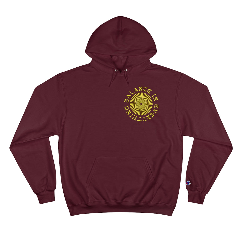 Balance In Everything Hoodie (Yellow Font)