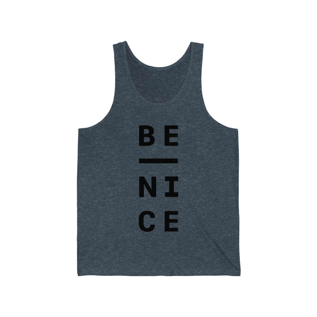 Be Nice Tank (Black Font)